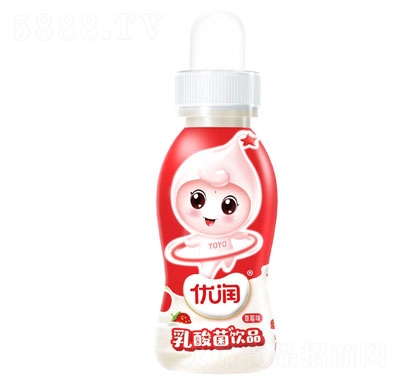 优润乳酸菌饮品草莓味儿童饮品
